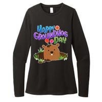 Happy Groundhog Day Womens CVC Long Sleeve Shirt