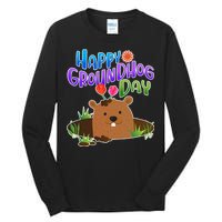 Happy Groundhog Day Tall Long Sleeve T-Shirt