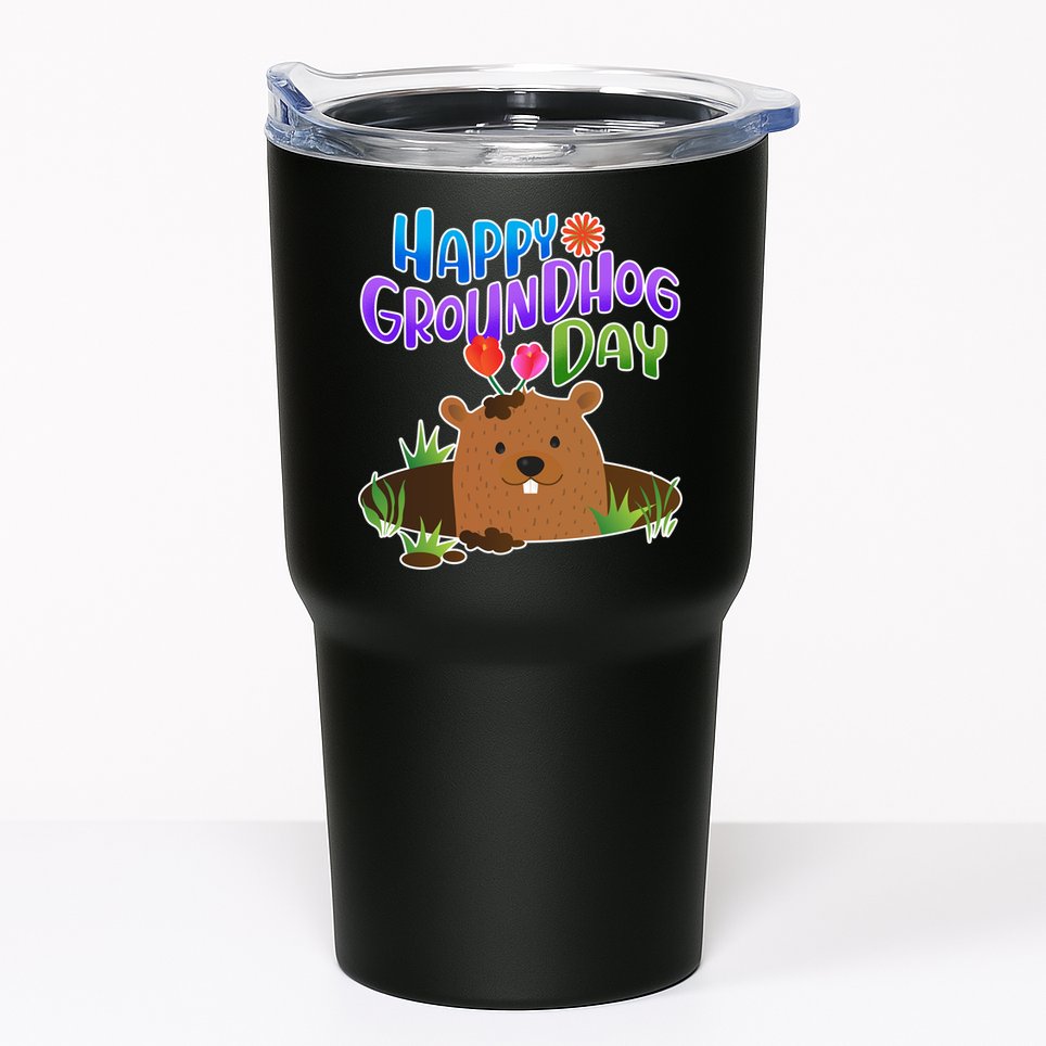 Happy Groundhog Day Tumbler