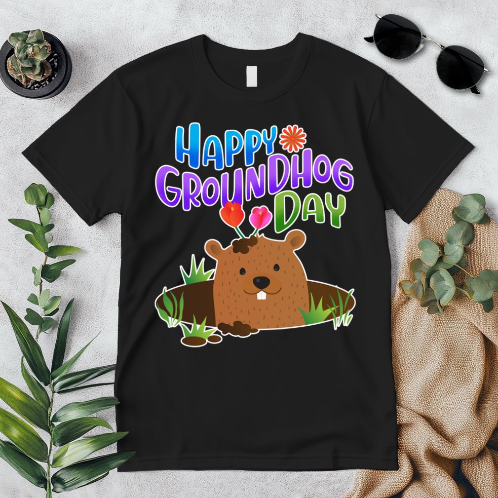 Happy Groundhog Day Premium T-Shirt