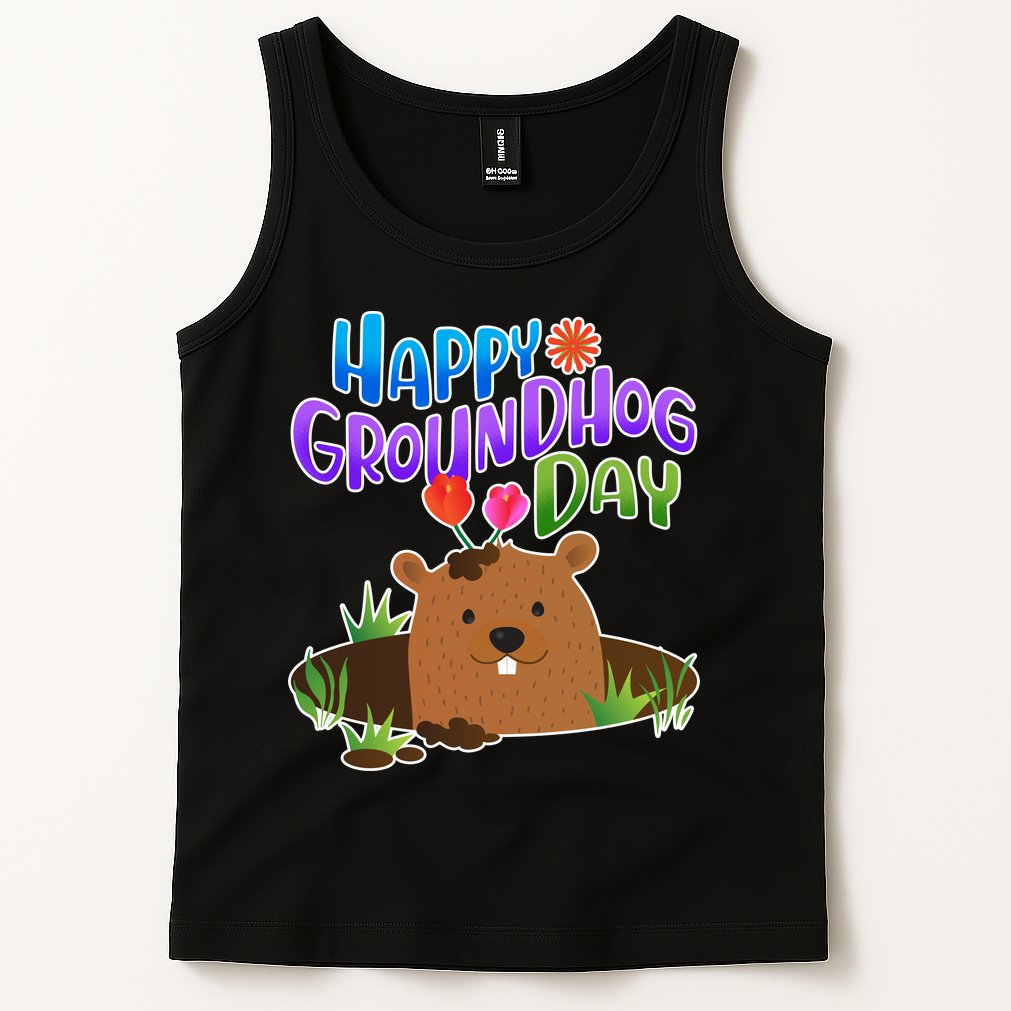 Happy Groundhog Day Tank Top