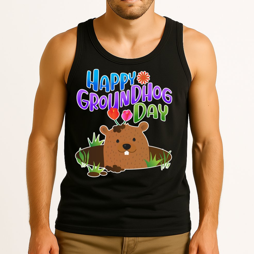 Happy Groundhog Day Tank Top