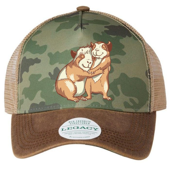 Happy Guinea Pigs Hugging Legacy Tie Dye Trucker Hat