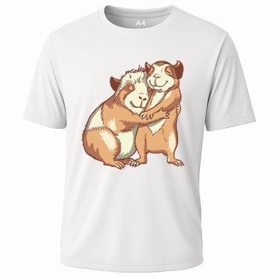 Happy Guinea Pigs Hugging Performance Shirt