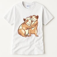Happy Guinea Pigs Hugging Tall T-Shirt