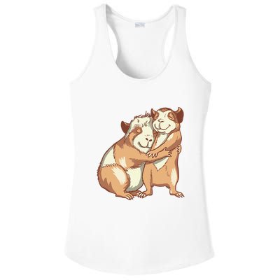 Happy Guinea Pigs Hugging Ladies PosiCharge Competitor Racerback Tank