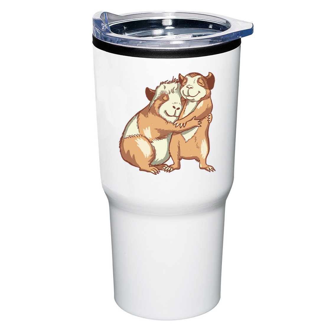 Happy Guinea Pigs Hugging Tumbler