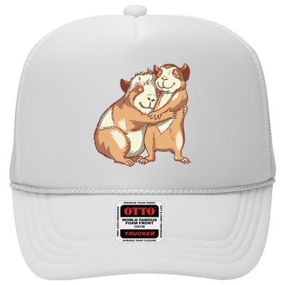 Happy Guinea Pigs Hugging Trucker Hat