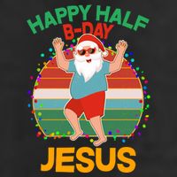 Happy Half B-Day Jesus Christmas In July 11oz C Handle Ceramic Mug