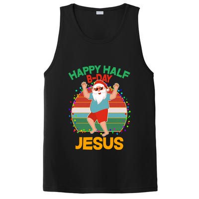 Happy Half B-Day Jesus Christmas In July PosiCharge Competitor Tank