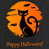 Happy Halloween Cat Adult Drive Performance Visor