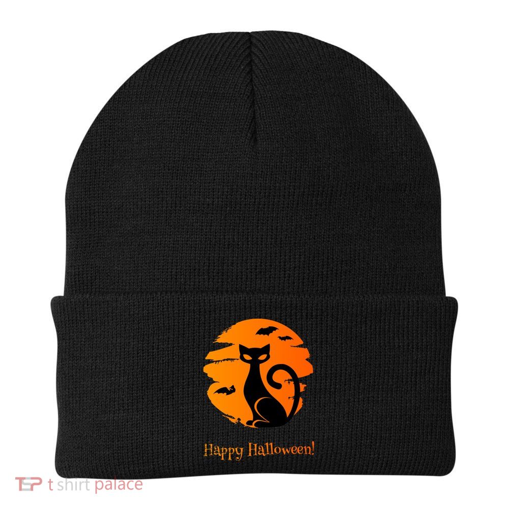 Happy Halloween Cat Beanie