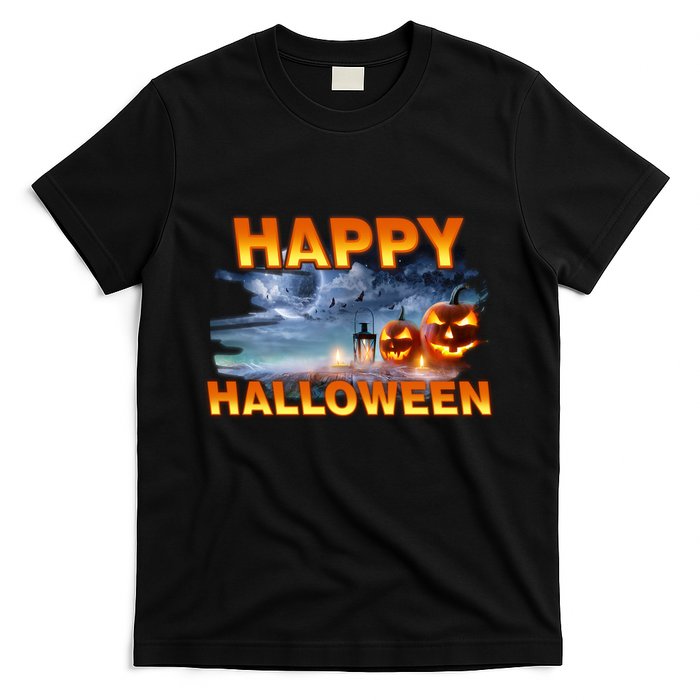 Happy Halloween Creepy Pumpkin Show T-Shirt