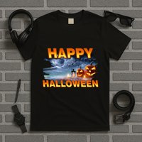 Happy Halloween Creepy Pumpkin Show T-Shirt