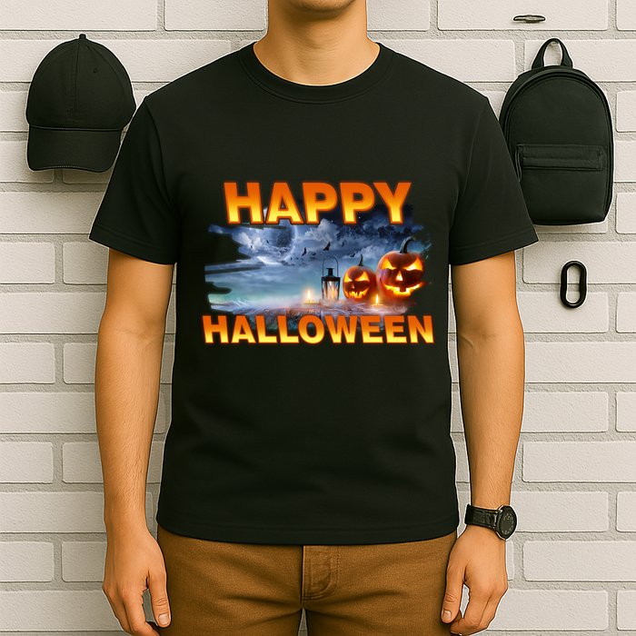 Happy Halloween Creepy Pumpkin Show T-Shirt