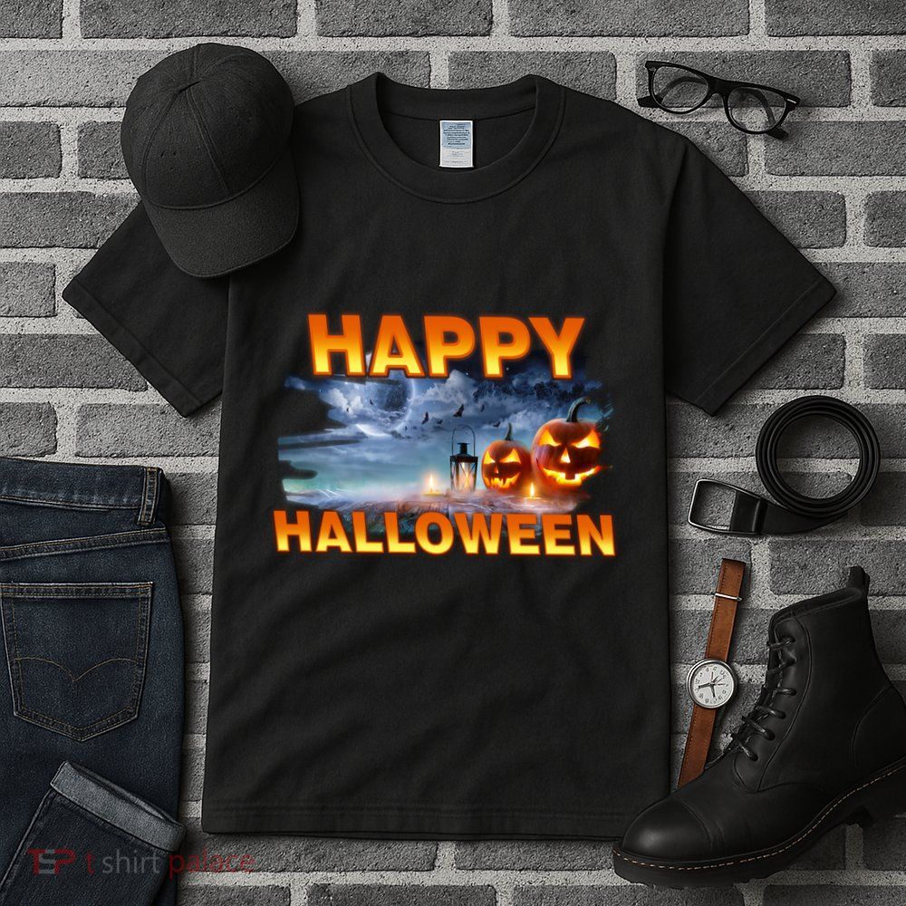 Happy Halloween Creepy Pumpkin Show Tall T-Shirt