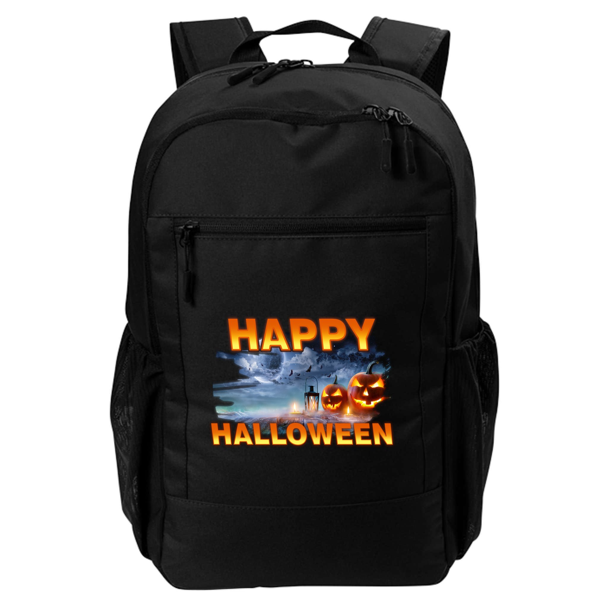 Happy Halloween Creepy Pumpkin Show Backpack