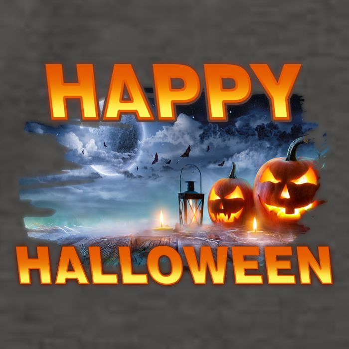 Happy Halloween Creepy Pumpkin Show Vector Backpack