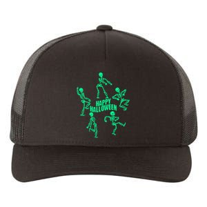 Happy Halloween Dancing Skeletons Yupoong Adult 5-Panel Trucker Hat