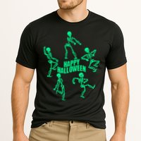 Happy Halloween Dancing Skeletons Cooling Performance Crew T-Shirt