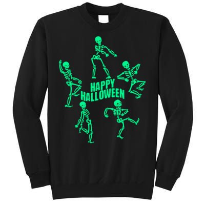 Happy Halloween Dancing Skeletons Sweatshirt