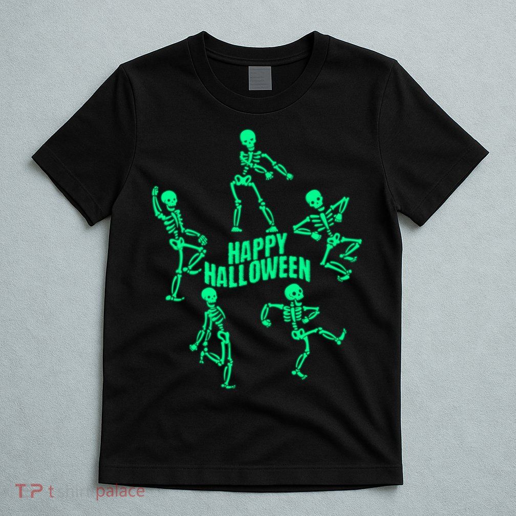 Happy Halloween Dancing Skeletons T-Shirt