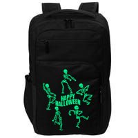 Happy Halloween Dancing Skeletons Impact Tech Backpack