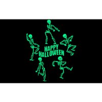 Happy Halloween Dancing Skeletons Bumper Sticker