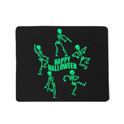 Happy Halloween Dancing Skeletons Mousepad