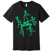 Happy Halloween Dancing Skeletons Premium T-Shirt