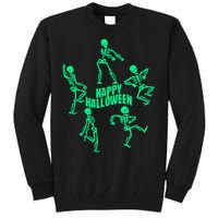 Happy Halloween Dancing Skeletons Tall Sweatshirt