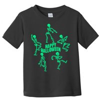 Happy Halloween Dancing Skeletons Toddler T-Shirt