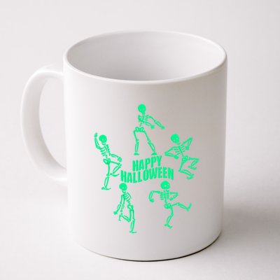 Happy Halloween Dancing Skeletons Coffee Mug