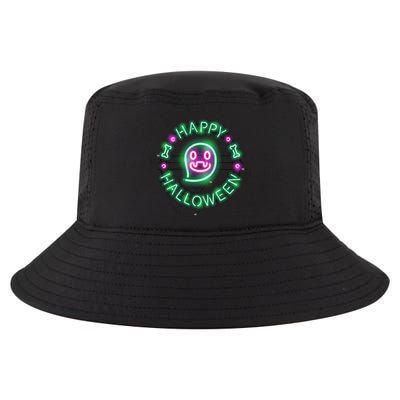 Happy Halloween Neon Sign Cool Comfort Performance Bucket Hat