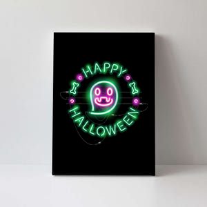 Happy Halloween Neon Sign Canvas