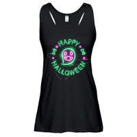 Happy Halloween Neon Sign Ladies Essential Flowy Tank