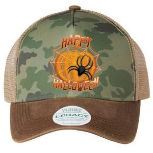 Happy Halloween Spiderweb Pumpkin Legacy Tie Dye Trucker Hat