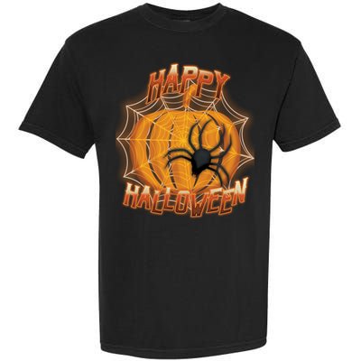 Happy Halloween Spiderweb Pumpkin Garment-Dyed Heavyweight T-Shirt