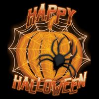 Happy Halloween Spiderweb Pumpkin Visor