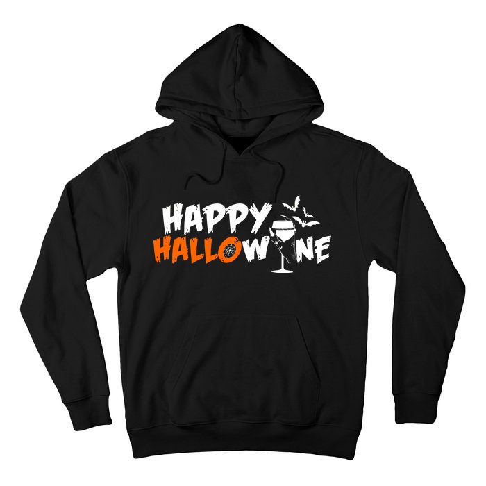 Happy Hallowine Funny Halloween Hoodie