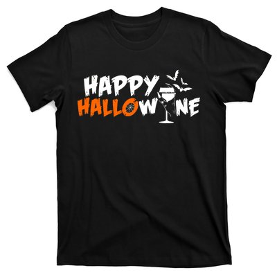 Happy Hallowine Funny Halloween T-Shirt