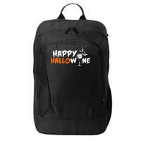 Happy Hallowine Funny Halloween City Backpack