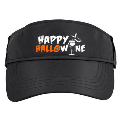 Happy Hallowine Funny Halloween Adult Drive Performance Visor