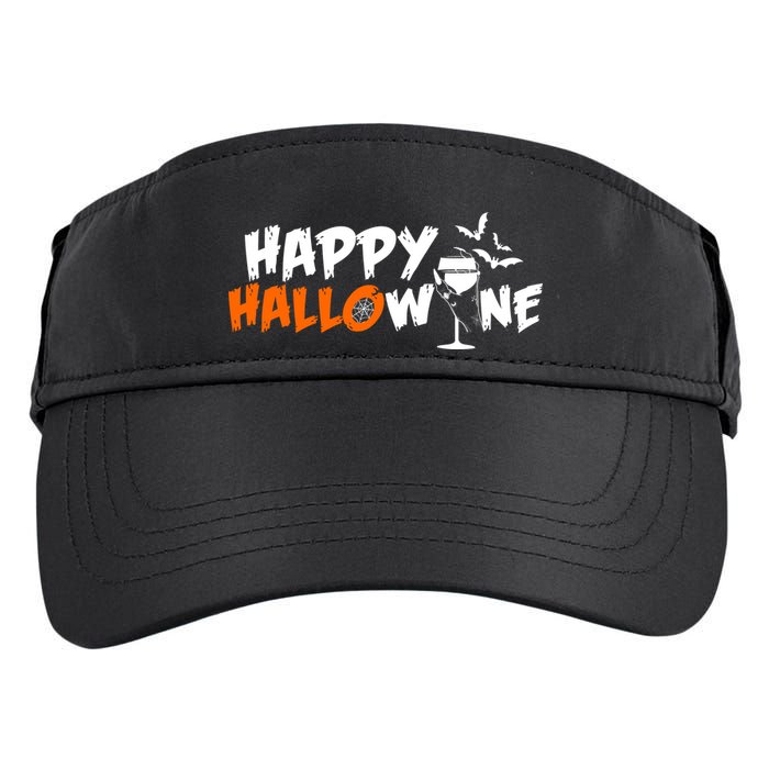 Happy Hallowine Funny Halloween Adult Drive Performance Visor