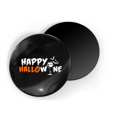 Happy Hallowine Funny Halloween Magnet