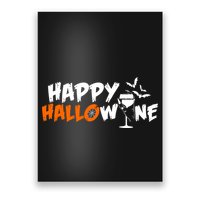 Happy Hallowine Funny Halloween Poster