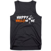 Happy Hallowine Funny Halloween Tank Top