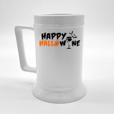 Happy Hallowine Funny Halloween Beer Stein