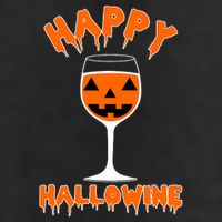 Happy Hallowine Funny Halloween Wine Adult Drive Performance Visor