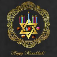 Happy Hanukkah Adult Drive Performance Visor